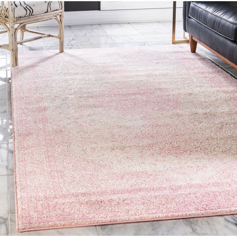 Charlton Home Pat Oriental Pink Area Rug & Reviews Wayfair